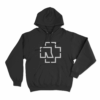 Rammstein Band Logo Unisex Hoodie Black