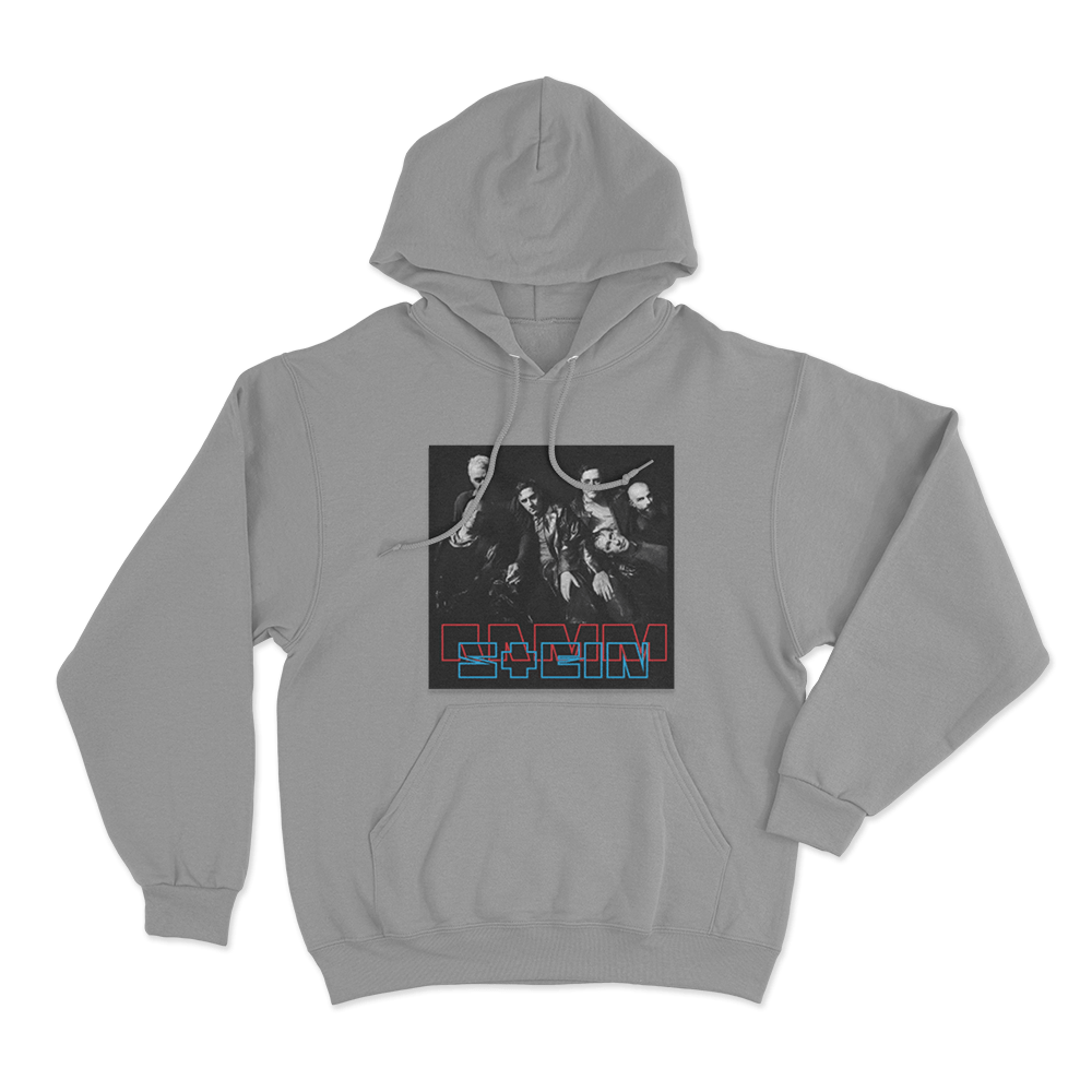 Rammstein Band Unisex Hoodie Grey Rammstein Band Unisex Hoodie Grey