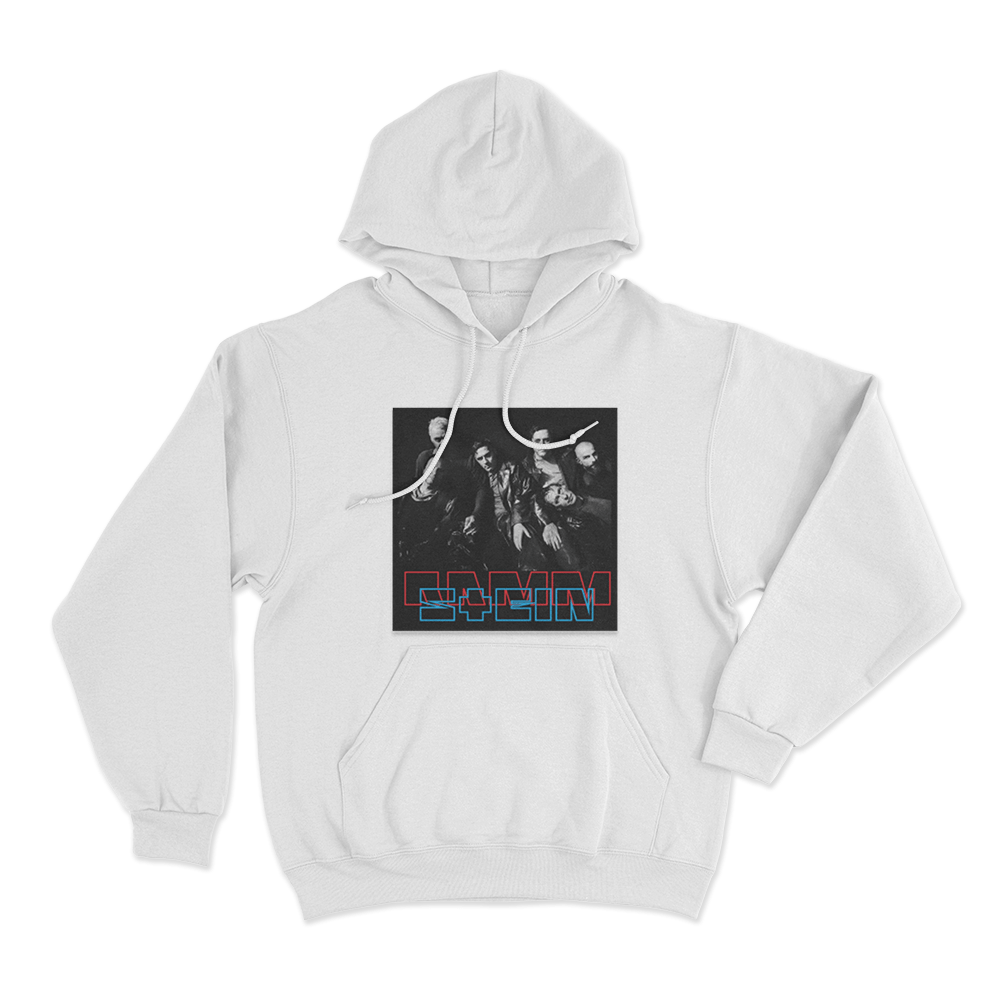 Rammstein Band Unisex Hoodie White Rammstein Band Unisex Hoodie White