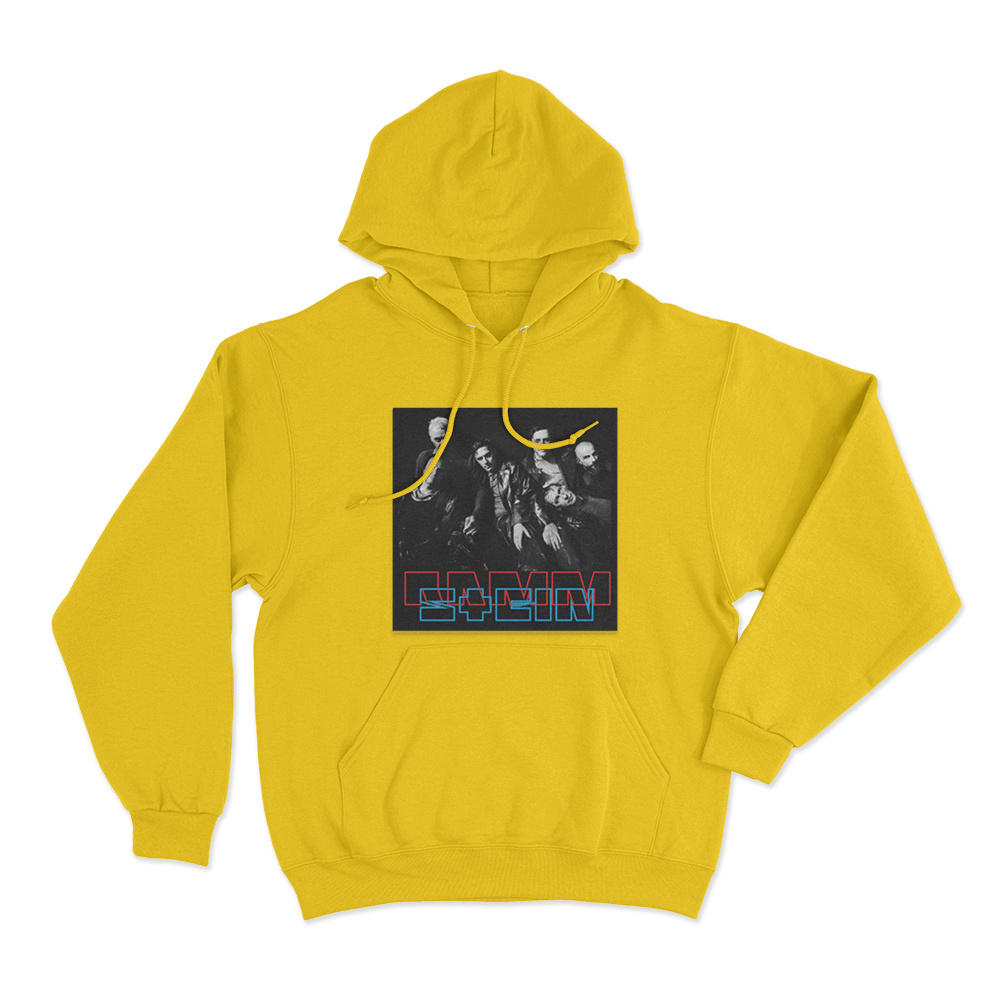 Rammstein Band Unisex Hoodie Yellow Rammstein Band Unisex Hoodie Yellow