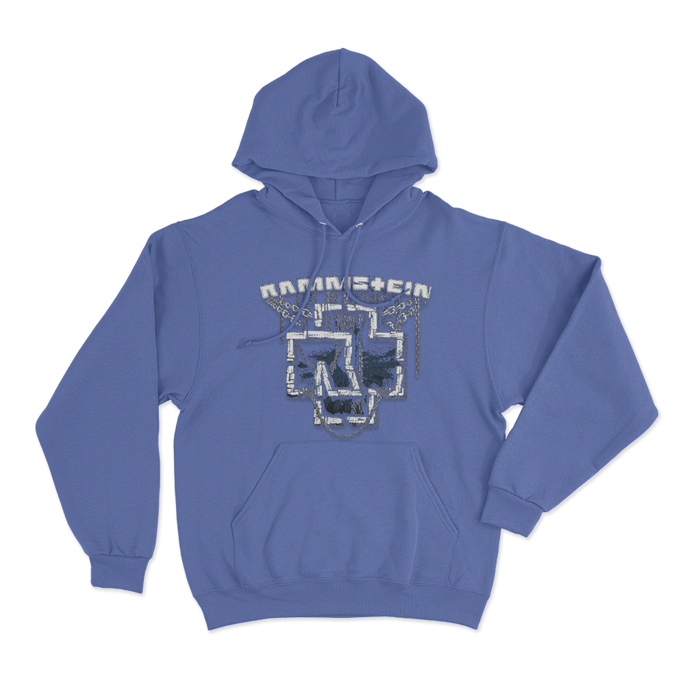 Rammstein In Ketten Unisex Hoodie Blue Rammstein In Ketten Unisex Hoodie Blue 1