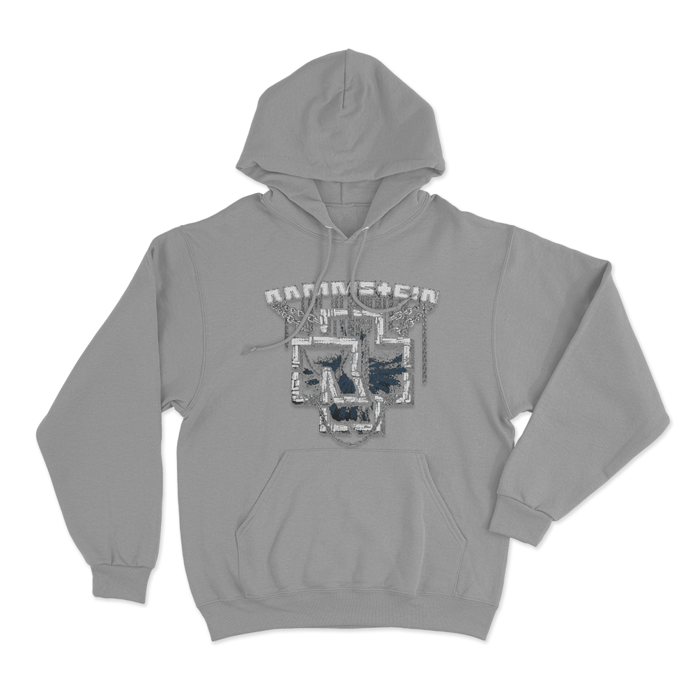 Rammstein In Ketten Unisex Hoodie Grey Rammstein In Ketten Unisex Hoodie Grey 1