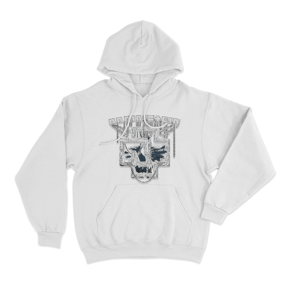 Rammstein In Ketten Unisex Hoodie White Rammstein In Ketten Unisex Hoodie White 1