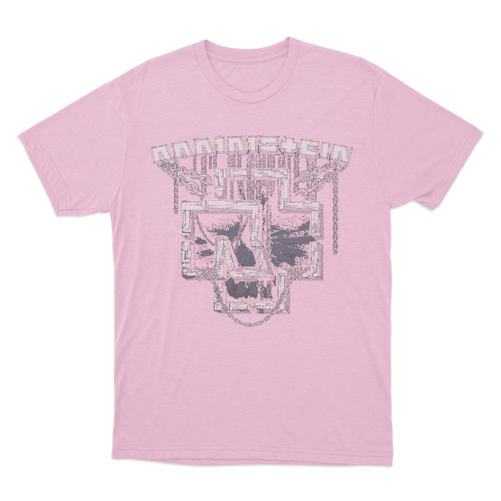 Rammstein In Ketten Unisex T Shirt Pink Rammstein In Ketten Unisex T Shirt Pink
