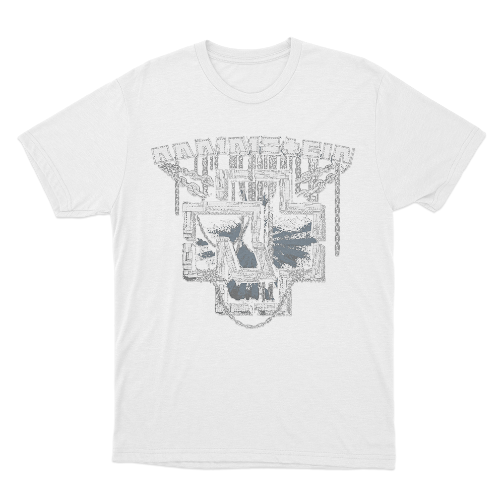 Rammstein In Ketten Unisex T Shirt White Rammstein In Ketten Unisex T Shirt White