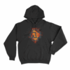 Rammstein Lava Logo Unisex Hoodie Black
