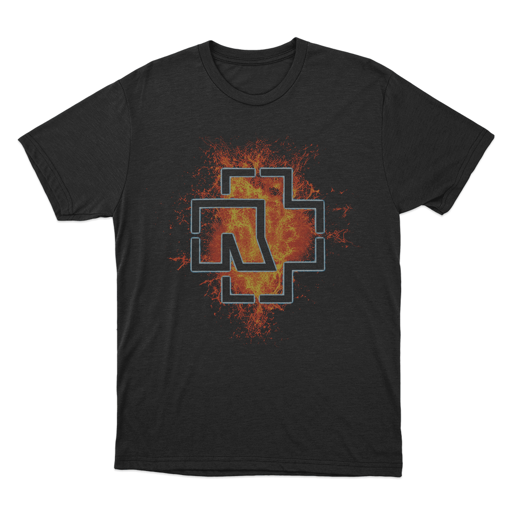 Rammstein Lava Logo Unisex T Shirt Black Rammstein Lava Logo Unisex T Shirt Black