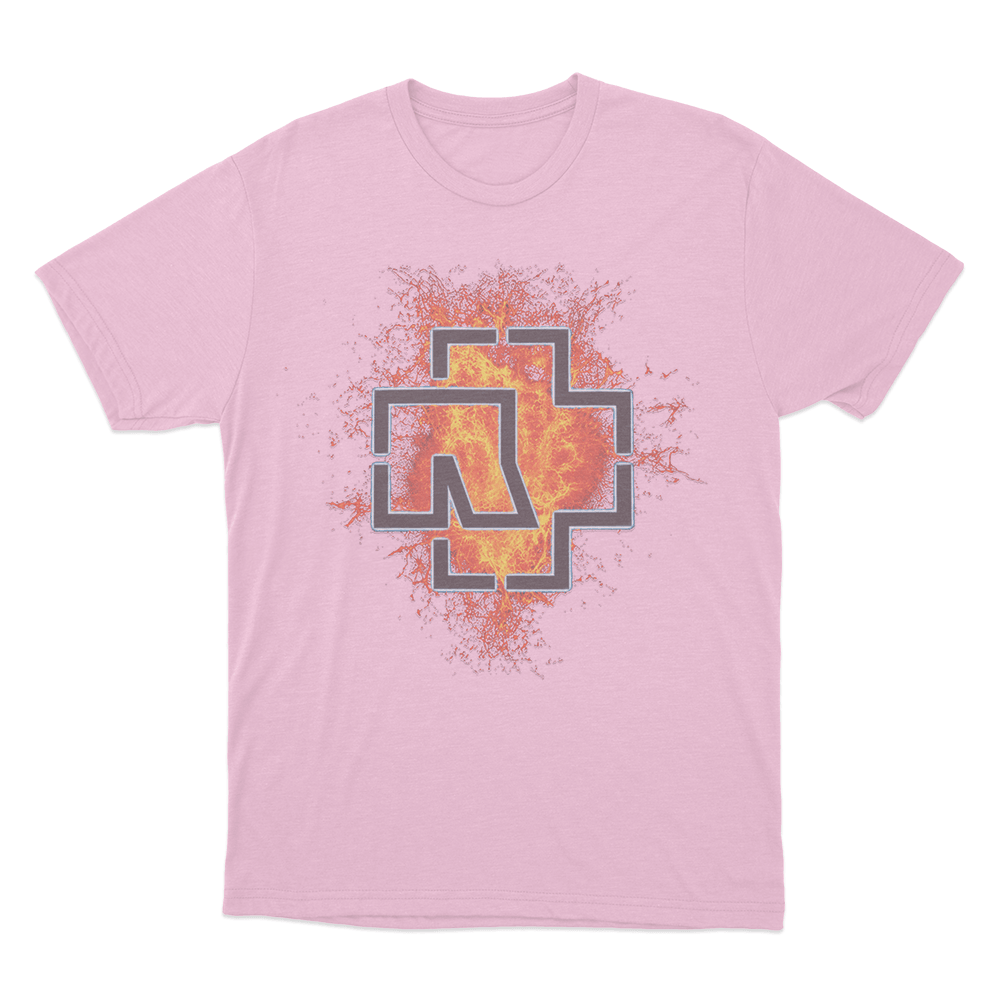 Rammstein Lava Logo Unisex T Shirt Pink Rammstein Lava Logo Unisex T Shirt Pink
