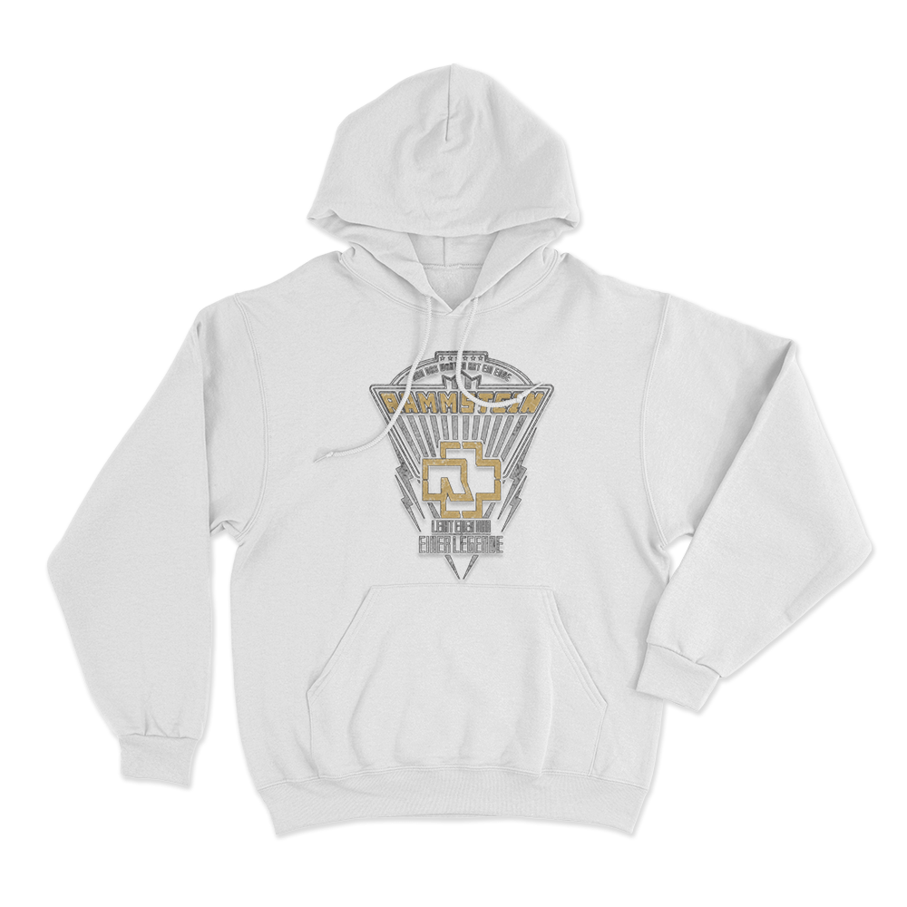 Rammstein Legende Unisex Hoodie White Rammstein Legende Unisex Hoodie White