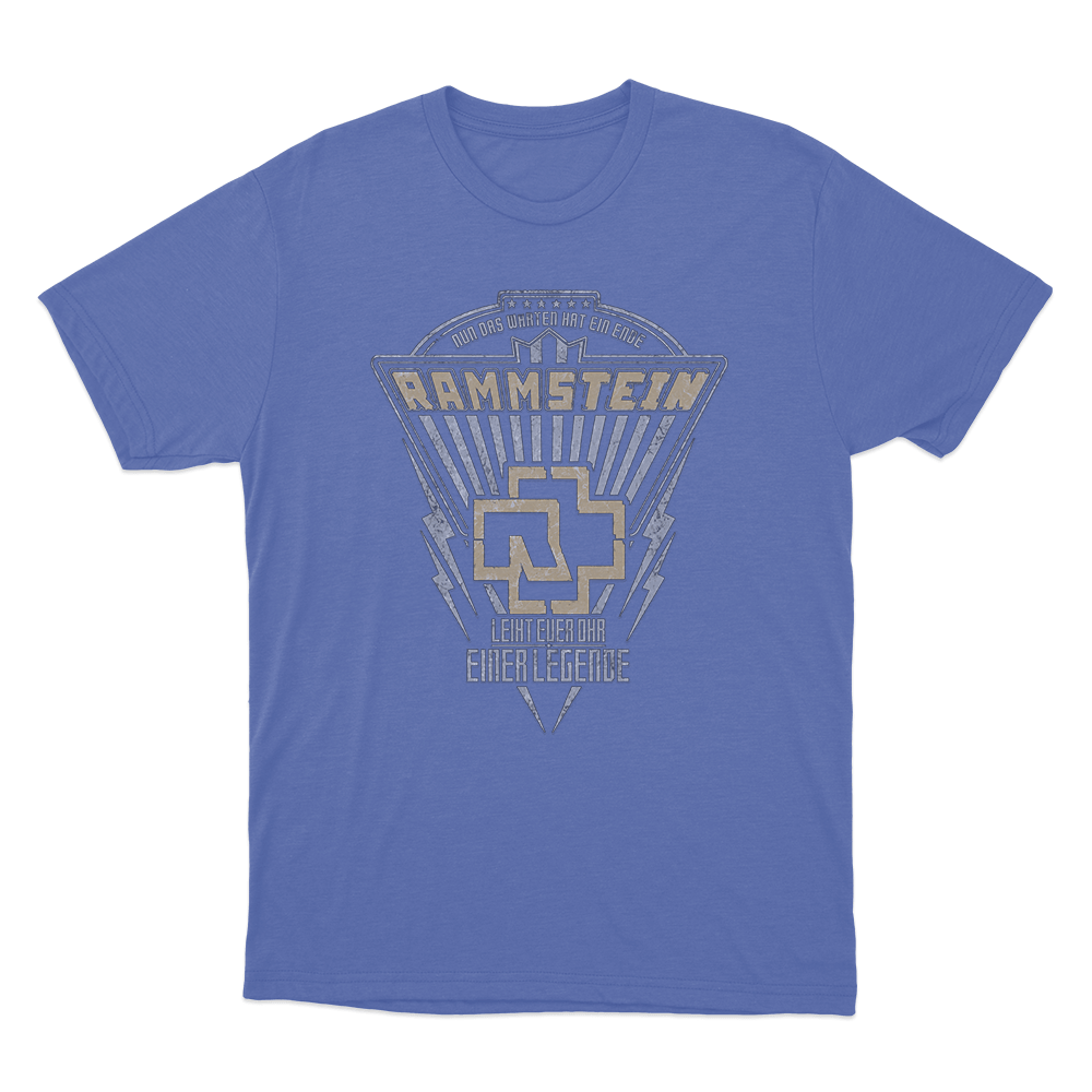 Rammstein Legende Unisex T Shirt Blue Rammstein Legende Unisex T Shirt Blue