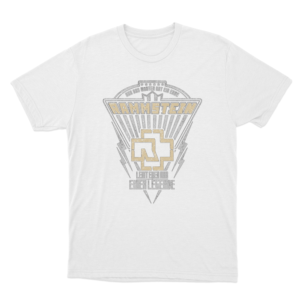 Rammstein Legende Unisex T Shirt White Rammstein Legende Unisex T Shirt White