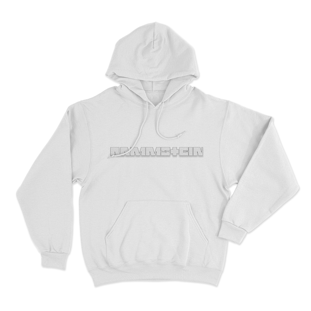 Rammstein Unisex Hoodie White Rammstein Unisex Hoodie White
