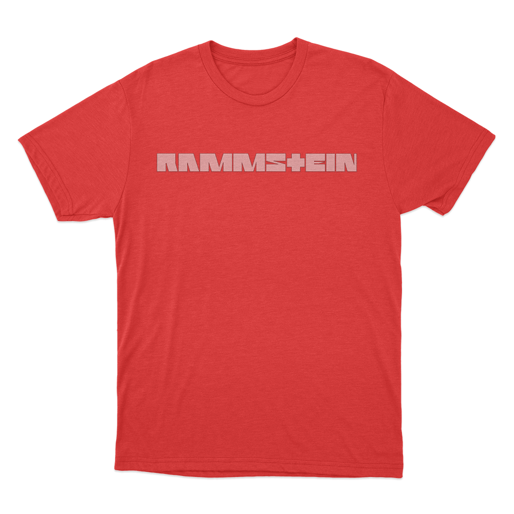 Rammstein Unisex T Shirt Red Rammstein Unisex T Shirt Red