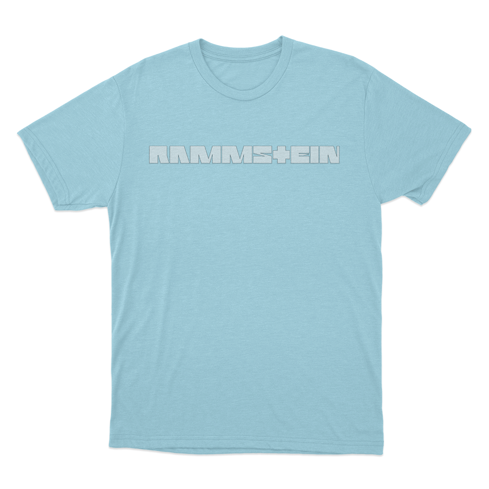 Rammstein Unisex T Shirt Sky Blue Rammstein Unisex T Shirt Sky Blue