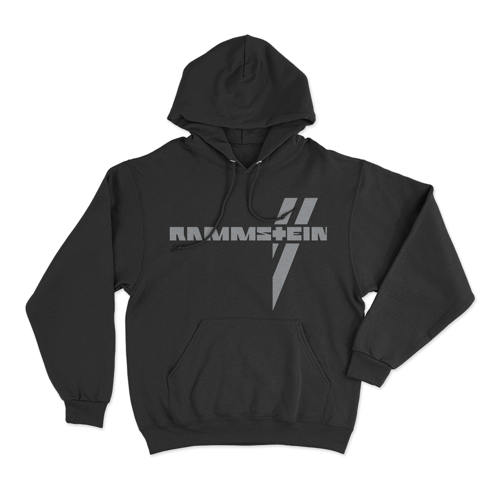 Rammstein Weiße Balken Unisex Hoodie Black Rammstein Weise Balken Unisex Hoodie Black