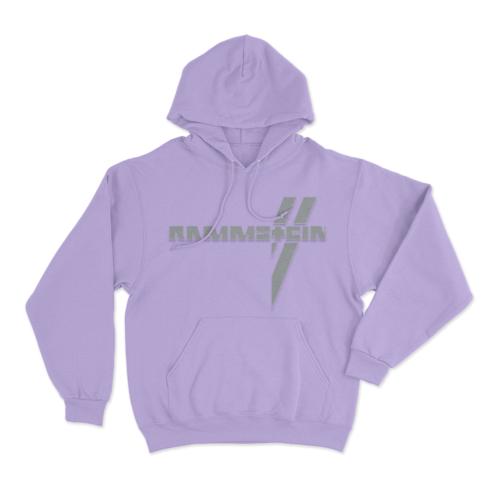 Rammstein Weiße Balken Unisex Hoodie Purple Rammstein Weise Balken Unisex Hoodie Purple
